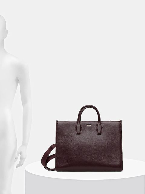 BOSS torebka kolor fioletowy 50547947