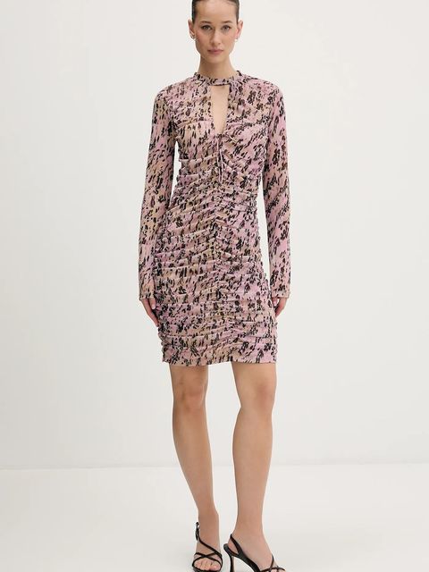 Karl Lagerfeld Jeans sukienka kolor różowy mini dopasowana B1W13046 - zdjęcie produktu nr 1