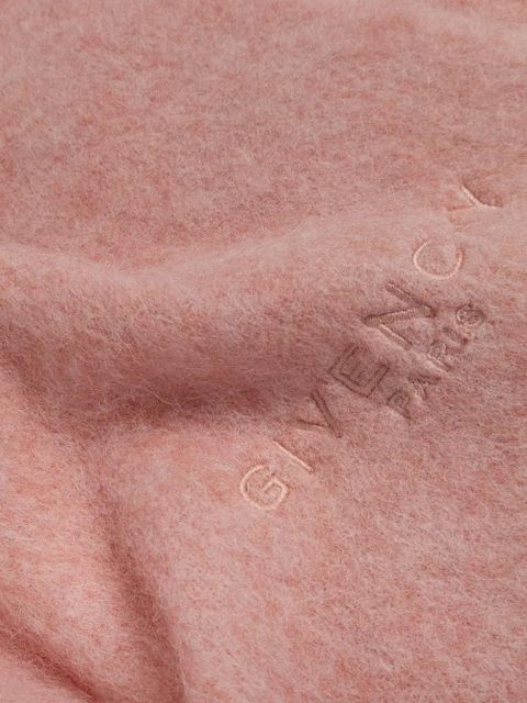 Givenchy fringed logo scarf - Pink - zdjęcie produktu nr 2