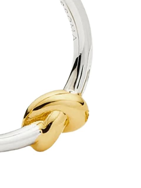 Missoma knot hoop earrings - Silver - zdjęcie produktu nr 2