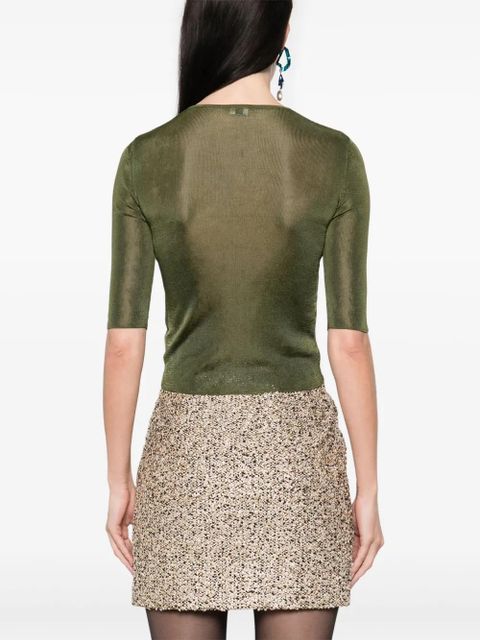 Saint Laurent knitted top - Green