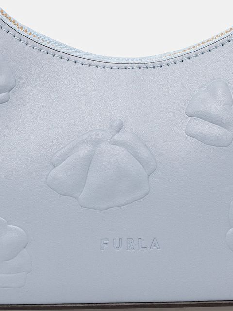 Furla torebka skórzana kolor niebieski WB00863.BX3822.550001007 - zdjęcie produktu nr 2