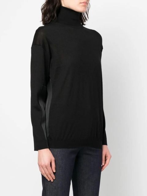 TOM FORD fine-knit roll-neck jumper - Black
