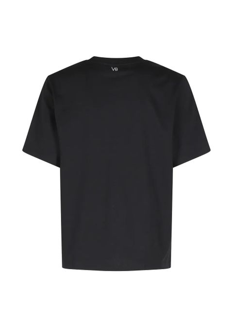 Victoria Beckham crew-neck T-shirt - Black - zdjęcie produktu nr 2