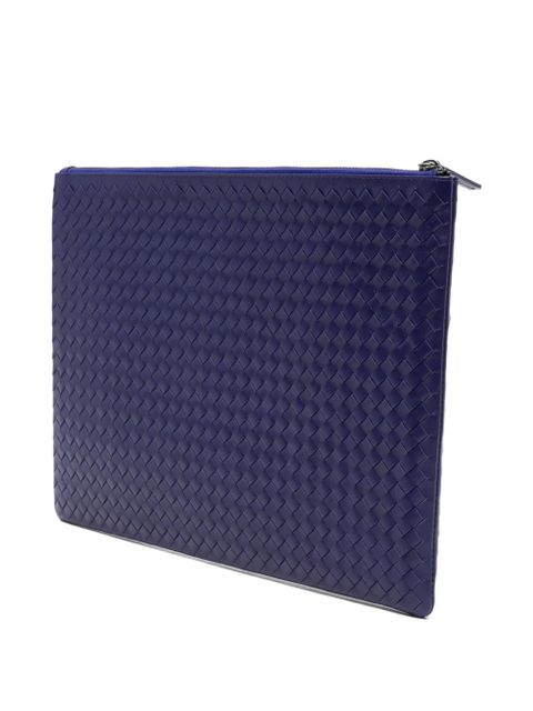 DRAGON DIFFUSION woven clutch bag - Purple