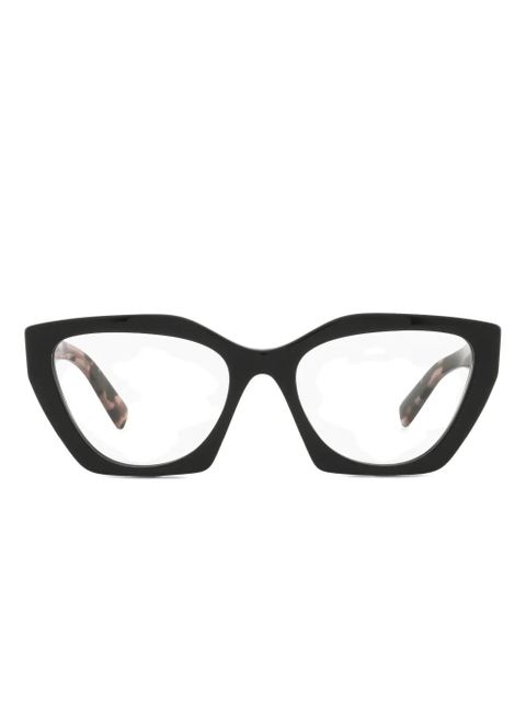 Prada Eyewear cat-eye frame glasses - Black - zdjęcie produktu nr 1
