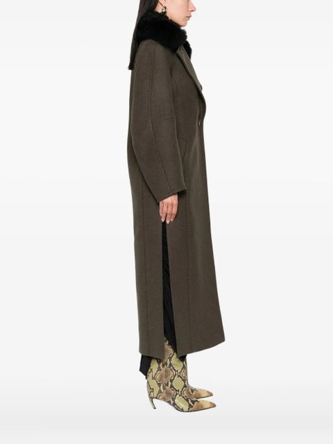 Blumarine single-breasted coat - Green