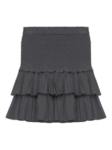 MARANT ÉTOILE Naomi ruffled skirt - Black - zdjęcie produktu nr 1