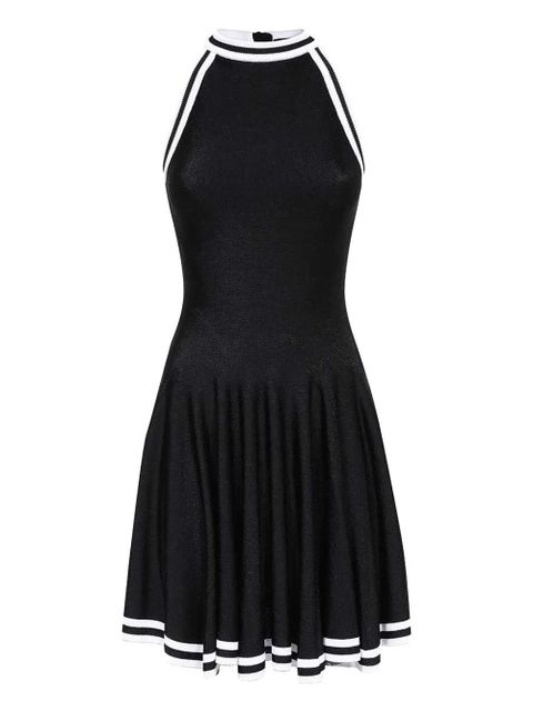 Balmain halterneck fluted dress - Black - zdjęcie produktu nr 1