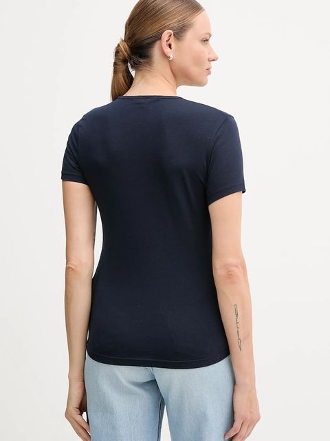 Tommy Hilfiger t-shirt damski kolor granatowy WW0WW47316