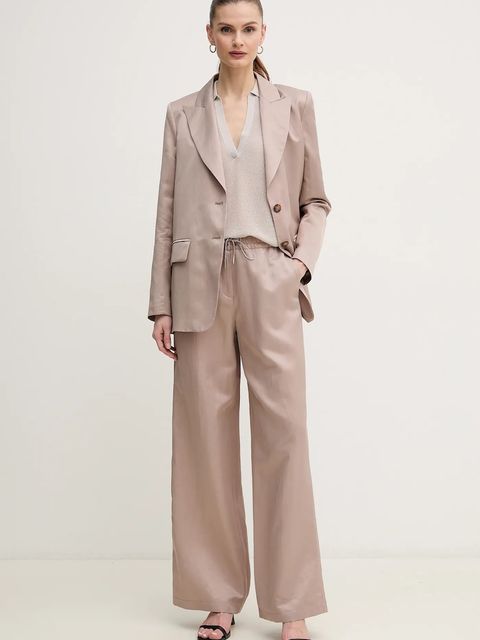 Marc Aurel sweter damskie kolor beżowy lekki 8994-8000-82052