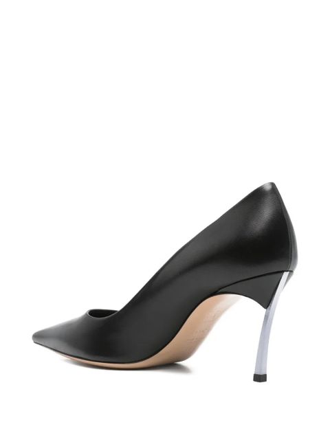 Casadei 80mm Superblade pointed-toe stiletto pumps - Black