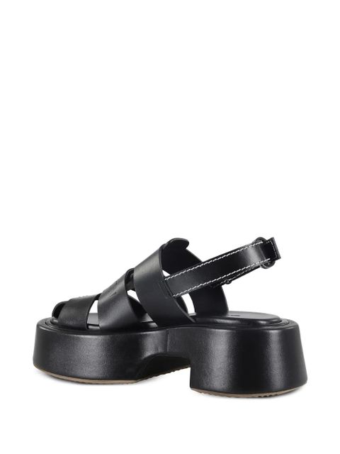 JW Anderson leather pumps - Black