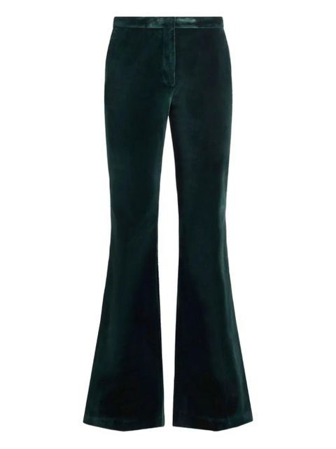 ETRO velvet flared trousers - Green - zdjęcie produktu nr 1