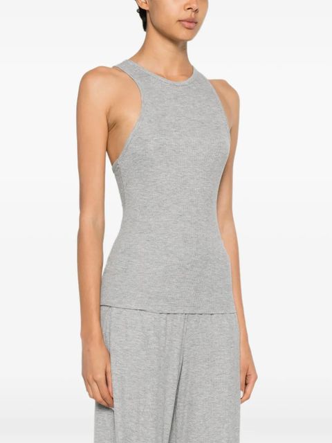 Nanushka Raisie ribbed-knit tank top - Grey