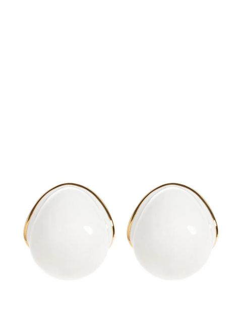Jacquemus Raisin oval earrings - White - zdjęcie produktu nr 1