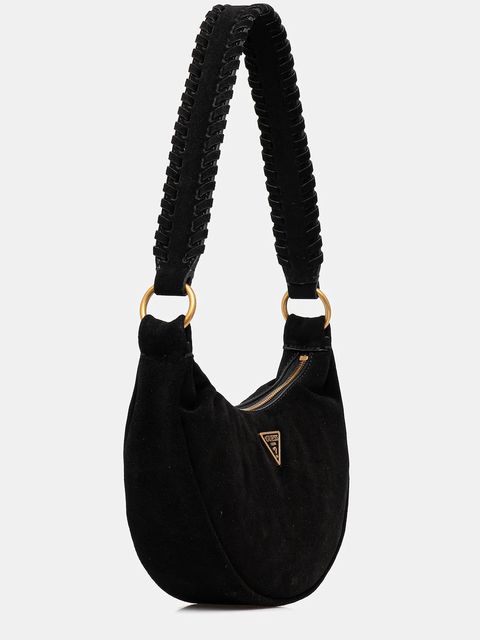 Guess torebka zamszowa AMITA kolor czarny HWSB95 39720