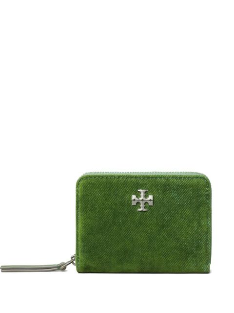 Tory Burch small Kira zip-around wallet - Green - zdjęcie produktu nr 1