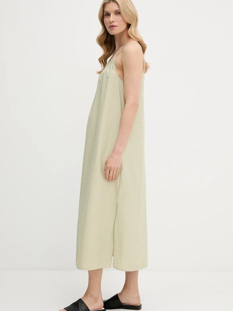 Marc O'Polo sukienka kolor zielony midi prosta 5000006348 - zdjęcie produktu nr 2