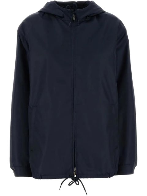 Prada hooded bomber jacket - Blue - zdjęcie produktu nr 1