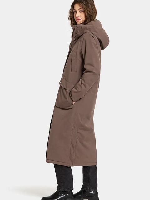 Didriksons kurtka przeciwdeszczowa MELODY kolor brązowy przejściowa 505851 - zdjęcie produktu nr 2