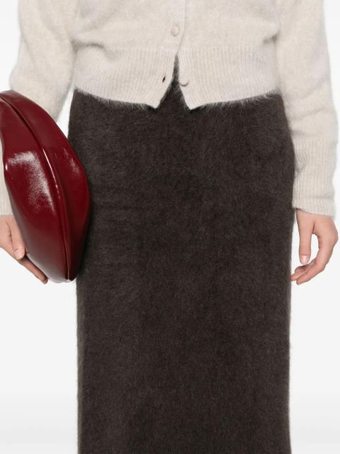 Almada Label Umi maxi skirt - Brown