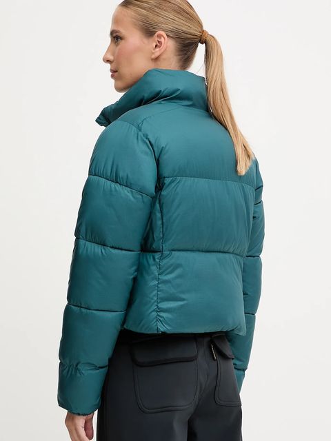 Columbia kurtka Puffect Colorblock kolor zielony zimowa 2088501
