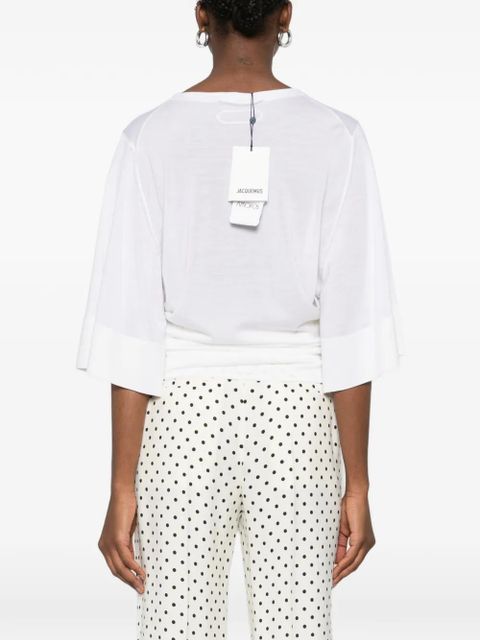 Jacquemus Mananco sweater - White