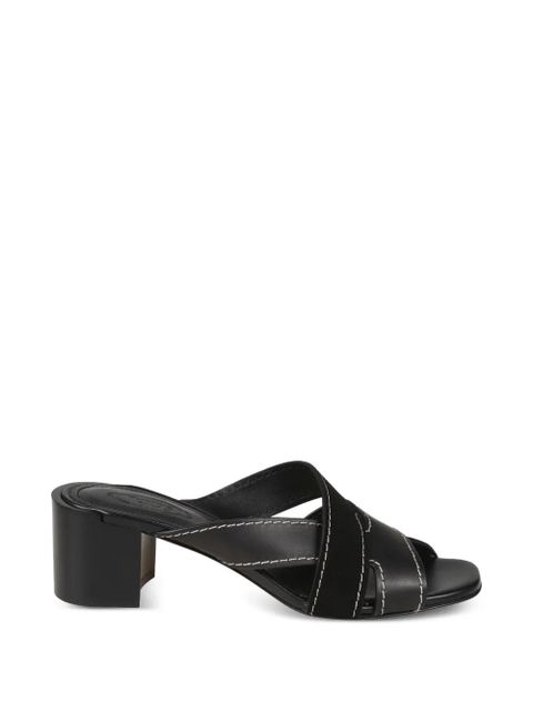 Tod's crossover stitch sandals - Black - zdjęcie produktu nr 1
