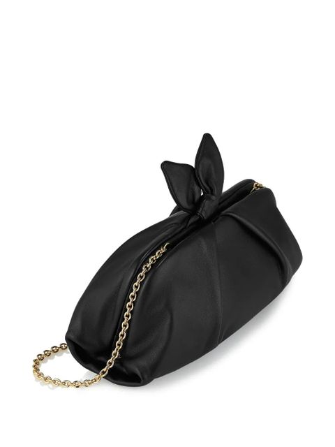 Aquazzura small Bow Tie clutch bag - Black - zdjęcie produktu nr 2