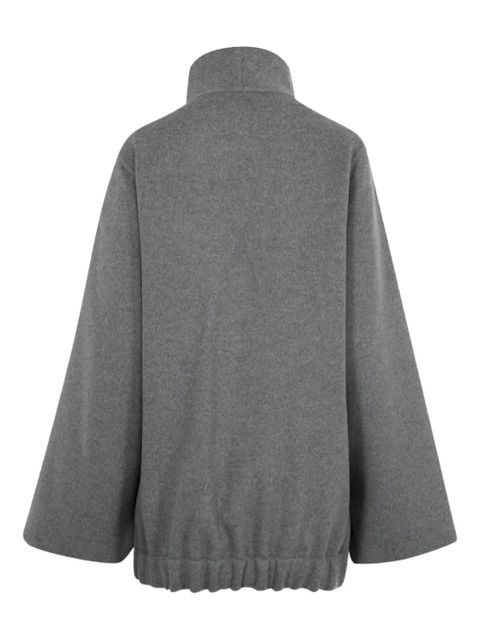KHAITE Garret high-neck zip-front jacket - Grey - zdjęcie produktu nr 2