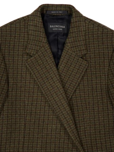 Balenciaga buttoned coat - Green