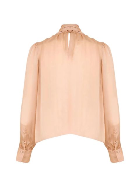 Ulla Johnson Ornament tie-neck blouse - Neutrals - zdjęcie produktu nr 2