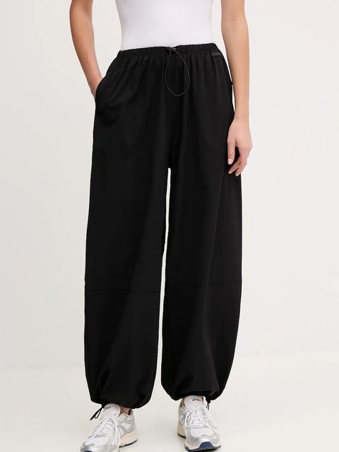 Calvin Klein Performance spodnie damskie kolor czarny szerokie high waist LVGWF5P616 - zdjęcie produktu nr 1