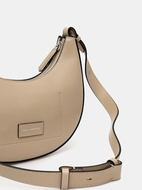 Karl Lagerfeld torebka kolor beżowy A3W30060