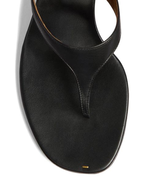 KHAITE T-bar sandals - Black