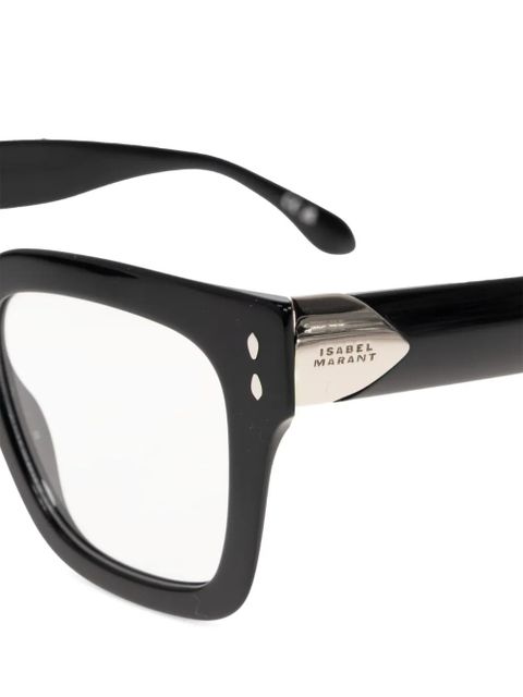 Isabel Marant Eyewear square-frame glasses - Black