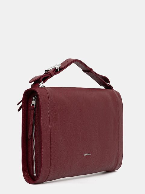 Coccinelle torebka skórzana ELINOR kolor bordowy E1.TL5.12.02.01