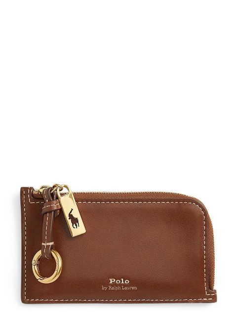 Polo Ralph Lauren portfel skórzany damski kolor brązowy 427P04988 - zdjęcie produktu nr 1