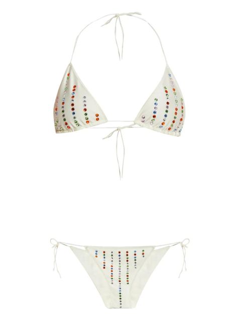Oséree Gem triangle bikini - White - zdjęcie produktu nr 1