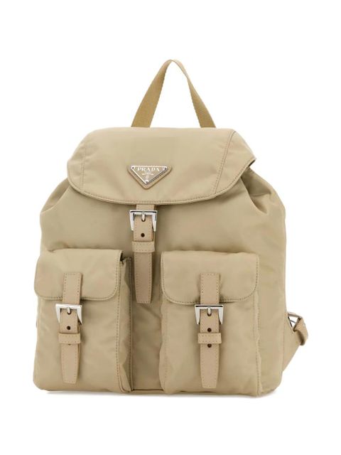 Prada small Re-Edition 1978 flap pocket backpack - Neutrals
