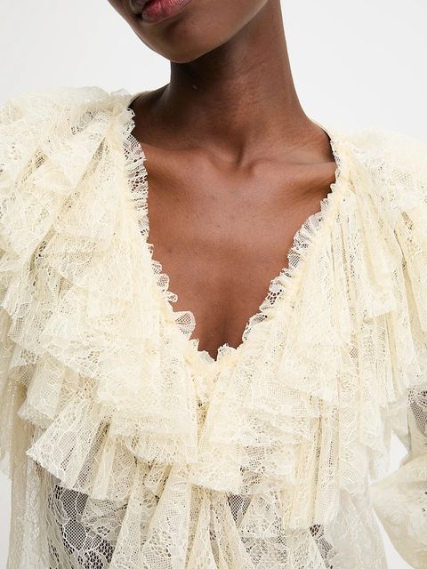 Answear.LAB bluzka damska kolor beżowy