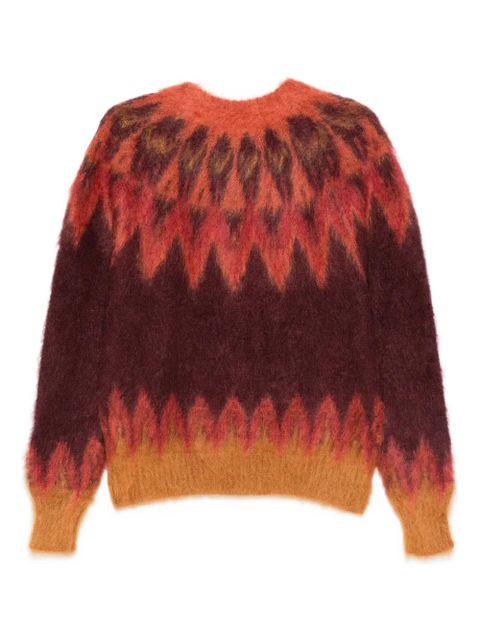 MARANT ÉTOILE patterned sweater - Red - zdjęcie produktu nr 2