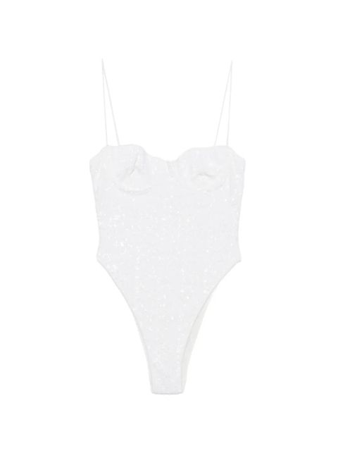 Oséree sequin-embellished underwired swimsuit - White - zdjęcie produktu nr 1