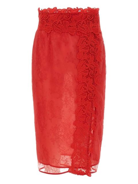 Blumarine lace floral embroidered skirt - zdjęcie produktu nr 1