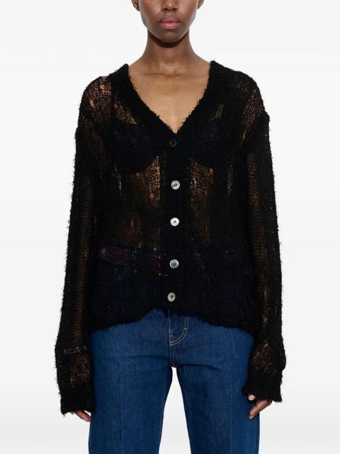 OUR LEGACY Academy V-neck cardigan - Black