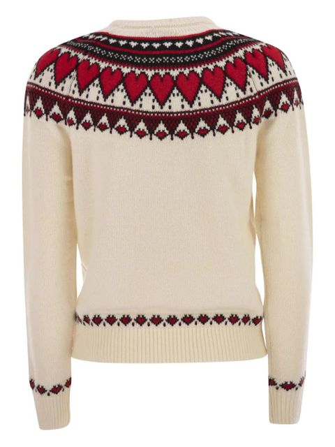 MC2 Saint Barth New Queen patterned-jacquard jumper - Neutrals - zdjęcie produktu nr 2