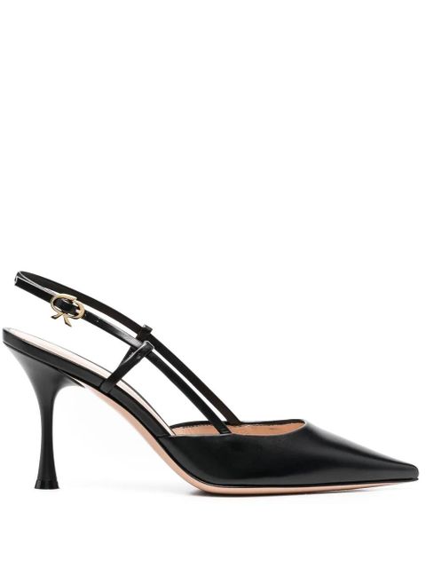 Gianvito Rossi Ascent 85mm slingback pumps - Black - zdjęcie produktu nr 2