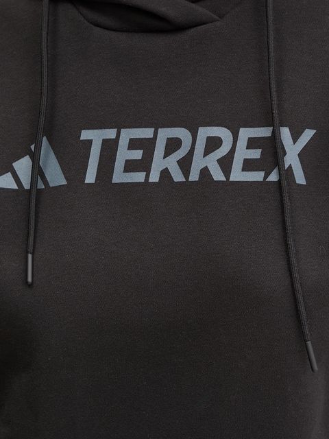 adidas TERREX bluza dresowa Multi kolor czarny z kapturem z nadrukiem IZ3301