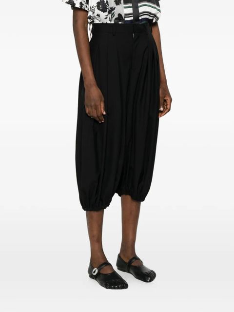 Comme Des Garçons pleated trousers - Black